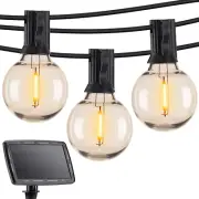 Solar Outdoor String Lights100Ft Shatterproof LED Patio String Lights