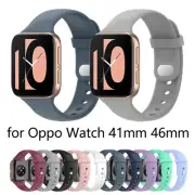 For Oppo Watch Smart Watch Strap Watch 41mm 46mm Soft Band Silicone Bracelet