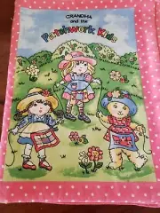 Grandma And Patchwork Kids Fabric Book