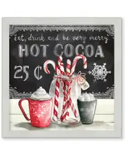 Courtside Market Peppermint Cocoa Framed Art
