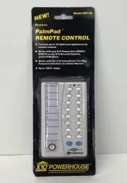 X-10 Powerhouse Home Automation Remote Control Palm Pad Wireless Model HR12A