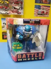JOHNNY LIGHTNING BATTLE WHEELS RADIO CONTROL "BLUE" TYR "NEW"