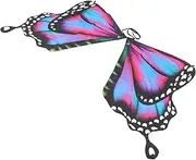 NIYANGLE Cosplay Butterfly Wing Prop for Lightweight Gradient Color Shawl for Halloween Masquerade and Dress Up Parties Charming Accessory