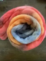 Almost Perfect The Lovers Tarot 2oz Painted Wool Roving Chime