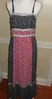NWT Skies Are Blue Mixed Print Red/White/Blue Midi Dress XSmall