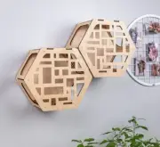 Cat Furniture Wall Cat Shelves Bed Cat Climbing Wall Hexagon Shelf Cat Wall Tree
