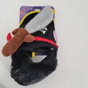 Bark Howl-O-Ween Party Bark Beard Wearable Toy, Crazy Crinkle & 2 Squeakers M-L