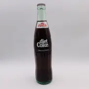 1970s Diet Coca Cola FULL Bottle 16 Fl Oz 1 PT Glass Diet Coke Bellevue WA VTG