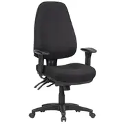 LOGAN HIGH BACK Multi-Seating Chair BLACK FABRIC