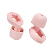 Silicone Ear Plugs for Sleeping, Washable and Reusable Noise Cancelling Reduction Earplugs for Swimming, Snoring, Working, Pink