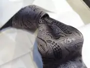 Robert Graham Silk Tie Necktie Mauve Pink Gray Paisley Grid Flower