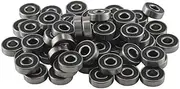 100 Pcs 608- Skateboard Bearing, Rolling Bearing Silver Size: 8X22X7mm Easy Install Easy to Use