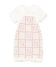 FF-motif shorties set (set of two) 9M,6M,3M White