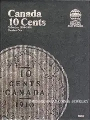 Whitman Canadian 10-Cent Vol. 1 Coin Folder, 1858-1936 #3202