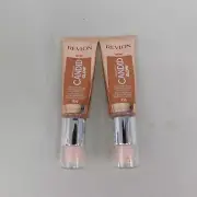 2pc 0.75oz Revlon Candid Glow Photo Ready Foundation 510 Cappuccino #9023