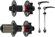 Bike Skewers,Quick Release Skewer, Bike Hub with Quick Release Skewer Alloy Mountain Bicycle Disc Brake Hub 32 Holes 8u201111 Speed 72 Ring for MTB Road Bike