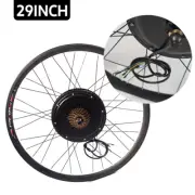 1500W Ebike Kit 29" Rear Wheel 48V Aluminum Alloy Rim Dual Disc Brake Ready