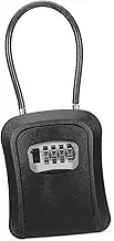 COHEALI Box Lock Box for Keys Capacity Wall Mount Key Storage with Code Simple Design for Home and Outdoor Use