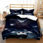 v2777 Bed Sheets Hollow Knight Fashion Digital Printing Bedding Set Duvet Cover Comforter Bed Single Twin Full Queen Youth Girl Boys Gift 3-Piece Bedd