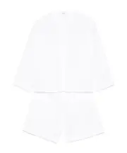 Long-sleeved shirt and shorts set 8Y,6Y,14Y white