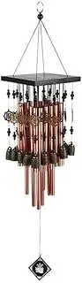Outdoor Indoor Metal Tube Wind Chime with Copper Bell Large Windchimes for Patio Garden Terrace