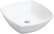 Karran USA VC-509 Valera 16-1/2" Square Vitreous China Vessel - White