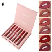 6 Color Matte Lipstick Set Smooth and Lasting Waterproof Moisturizing Box Set