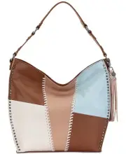 The Sak Women's Hobo Bag Whipstitch Patch Silverlake Leather Hobo
