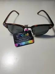 Foster Grant Tortoise Polarized Gray Lense Sunglasses-NWT-100% UVA/UVB