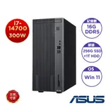 ASUS 華碩 H-S500MER-714700008W 桌上型電腦 (I7-14700/16GB/1T+256G SSD/DVD/SD/300W/WIN11 HOME)