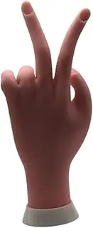 Oshhni Silicone Mannequin Hand, Training Hand Tool for Shop Displaying Home Organization, Bendable