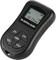 Portable Digital Radio, Mini Pocket Radio Digital Tuning Stereo Personal Radio with Lanyard and Earphone for Active Sports, Walk Run or Jogging