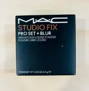 MAC Studio Fix Pro set+Blur Weightless Loose Powder 0.22oz / 6.5g ~ DARK ~ Fresh