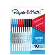 Paper Mate Kilometrico Ballpoint Pens 1mm Assorted 10 Pack