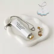 Jewelry Dish Trinket Tray for Women, Ring Dish Holder, Unique Cloud Shape Cerami