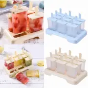 Ice Mould Cream Block Molds icy Pole Jelly Pop Popsicle Maker 4/9Frozen