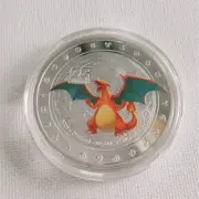 25th Anniversary Charizard Electroplating Metal Commemorative Coin Pikachu