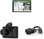 Garmin dēzl™ LGV1020 & Garmin Dash Cam X210 w. Garmin Constant Power Cable (OBD-II Port > 2X USB) Bundle