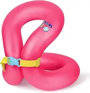 Floaties Swim Vest for Child, Portable Inflatable Pool Floats Swimming Ring with Adjustable Safety Buckle, Safety Swim Arm Bands with Double Surround Air Bag, Durable Float Tube for Kids/Adult