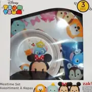 TSUM TSUM Mealtime 3 Pc Set PLATE bowl CUP Disney Winnie the Pooh Toddler Kid #4
