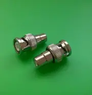 (2 PCS) BNC Male to RCA Female Connector - USA Seller