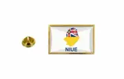 pins pin's flag national badge map hat country NU niue