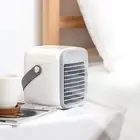 RE (White)Handheld Mini Air Conditioner Portable Desktop Air Cooler Fan Home