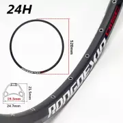 Wheel Rim Wheel Frame Aluminum Alloy Mountain Bike Rim 24-inch Double-layer