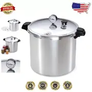 23-Quart Pressure Canner & Cooker - Safe Canning & Cooking Solutions in Silver