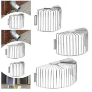 Gutter Filter Strainer Gutter Downspout Guard Net Cover Grille for Roof Home