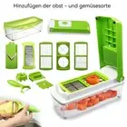 12 in 1 Vegetable Chopper Salad Fruit Mandolin Slicer Food Dicer Cutter Peeler