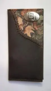 ZEP-PRO Baylor Bears Fence Row Camo Leather Roper Wallet ONLY NO BOX