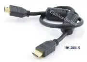 1.5 Ft HDMI Cable 1.3a 28AWG with Ferrite Cores, Black