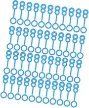 CVUTOVO 90Pcs Bubble Wand Tool for Creative Bubble Blower Sticks Safe and Bubble Maker for Outdoor Fun Present for Teens